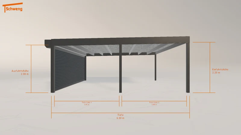 #DE Schweng Flachdachcarport C600 (ID jjmwvp) #MTG