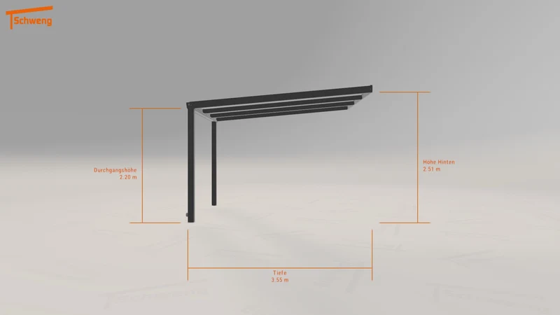 #DE Schweng Terrassenüberdachung S350 (ID g7v57m)