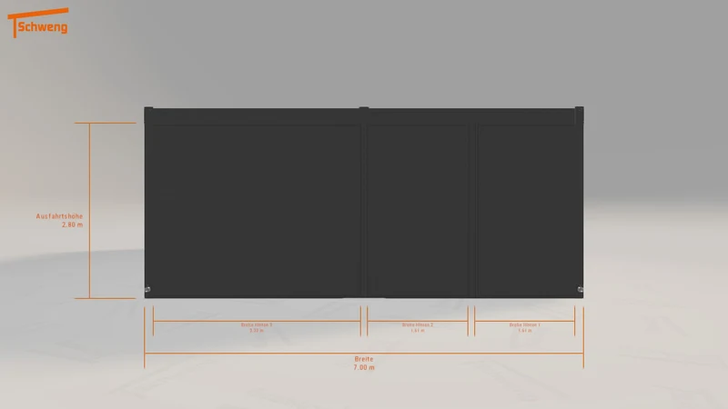 #DE Schweng Flachdachcarport C600 (ID ygmjg3)