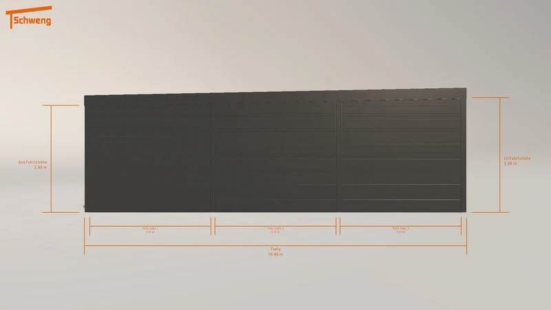 #DE Schweng Flachdachcarport C600 (ID ygmjg3)