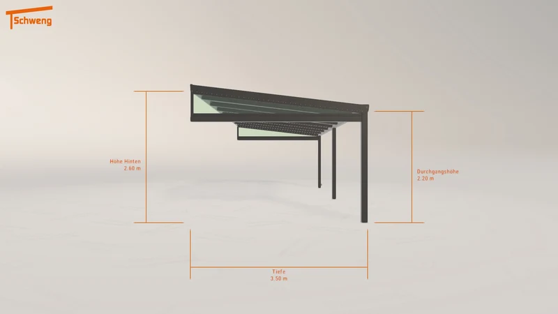 #DE Schweng Terrassenüberdachung S400 (ID rjxnp9)