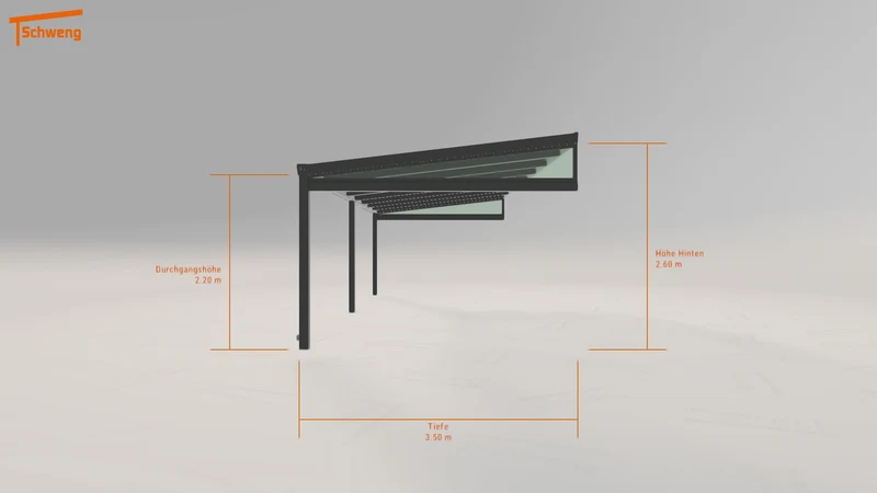 #DE Schweng Terrassenüberdachung S400 (ID rjxnp9)