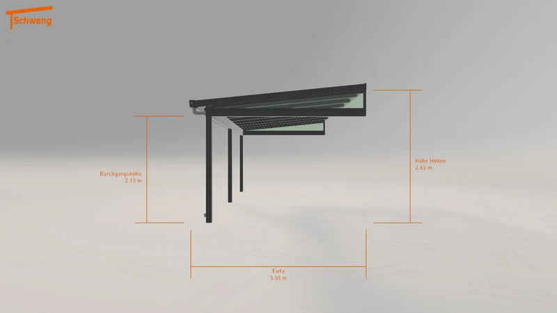 #DE Schweng Terrassenüberdachung S400 (ID v4g987)