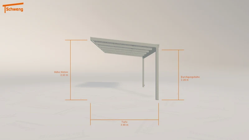 #AT Schweng Pultdachcarport S400 (ID 2q478w) #MTG