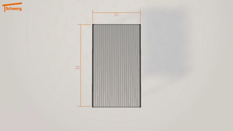 #DE Schweng Flachdachcarport C600 (ID dvm233)