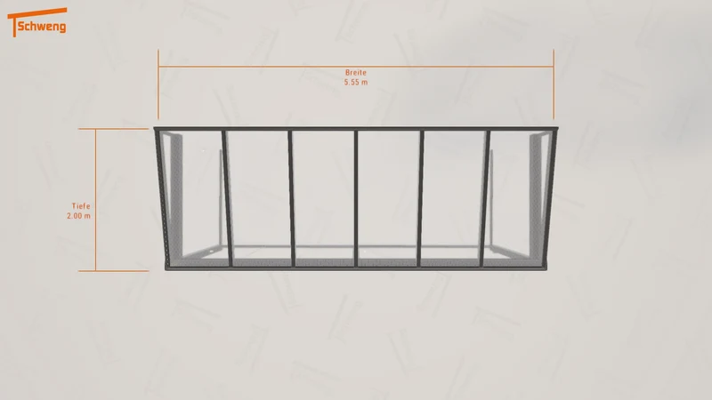 #DE Schweng Terrassenüberdachung S400 (ID w3jqmb)