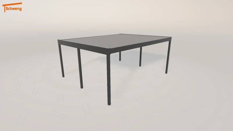 #DE Schweng Flachdachcarport C600+ (ID x7zw4b)