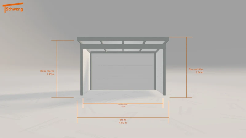 #DE Schweng Pultdachcarport S400 (ID v4gx77)