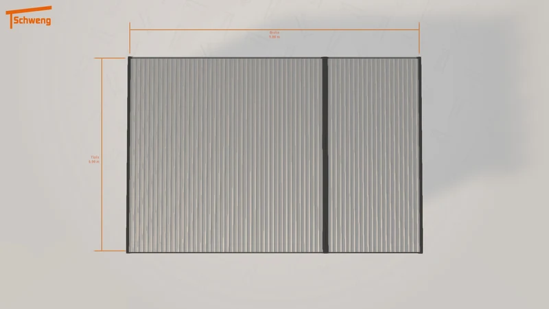 #DE Schweng Flachdachcarport C600 (ID qd742k) #MTG