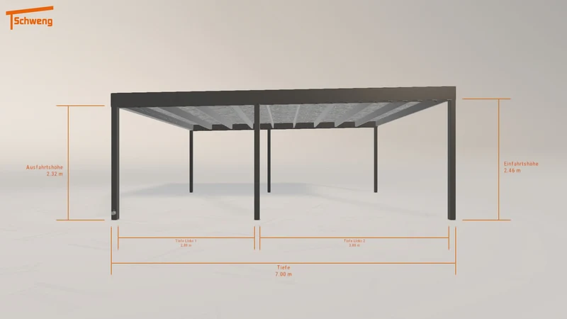 #DE Schweng Flachdachcarport C600 (ID 85z272) #MTG