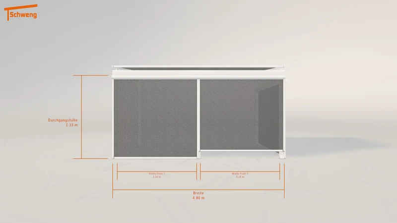 #DE Schweng Terrassenüberdachung S400 (ID rjyj3g)