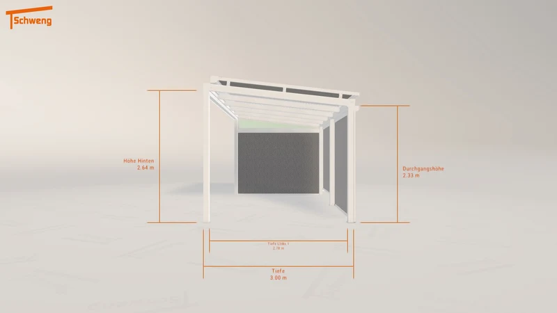 #DE Schweng Terrassenüberdachung S400 (ID rjyj3g)