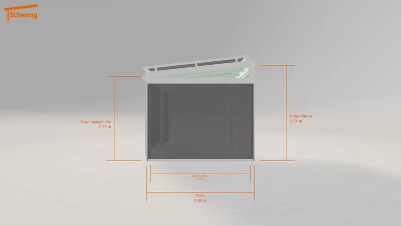#DE Schweng Terrassenüberdachung S400 (ID rjyj3g)