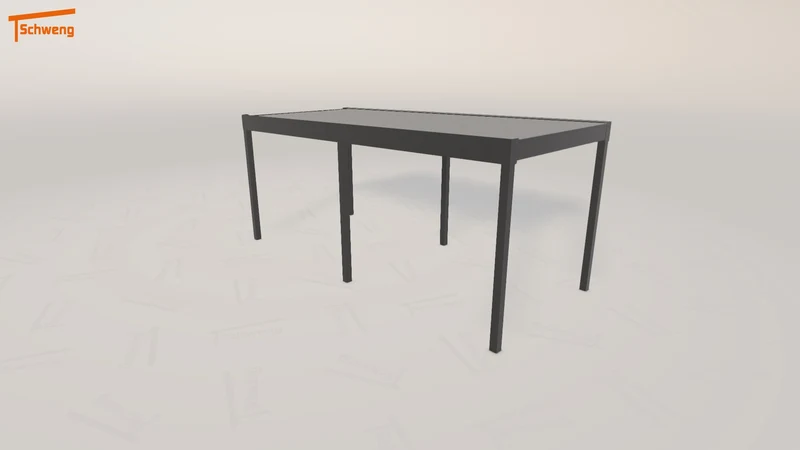 #AT Schweng Flachdachcarport C600 (ID qd9d3g)