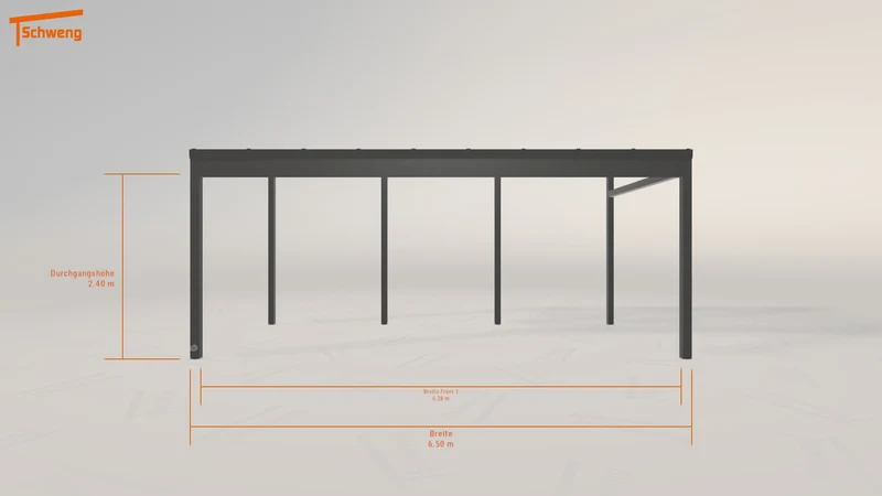 #DE Schweng Pultdachcarport S350 (ID jjmvmx)