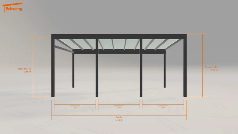 #DE Schweng Pultdachcarport S350 (ID jjmvmx)