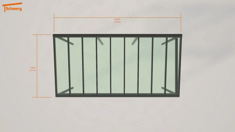 #DE Schweng Pultdachcarport S350 (ID jjmvmx)