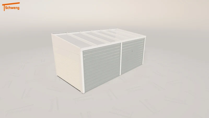 #DE Schweng Pultdachcarport S350 (ID x7424b)