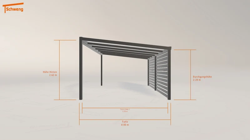#DE Schweng Pultdachcarport S400 (ID rjxq7p) #MTG