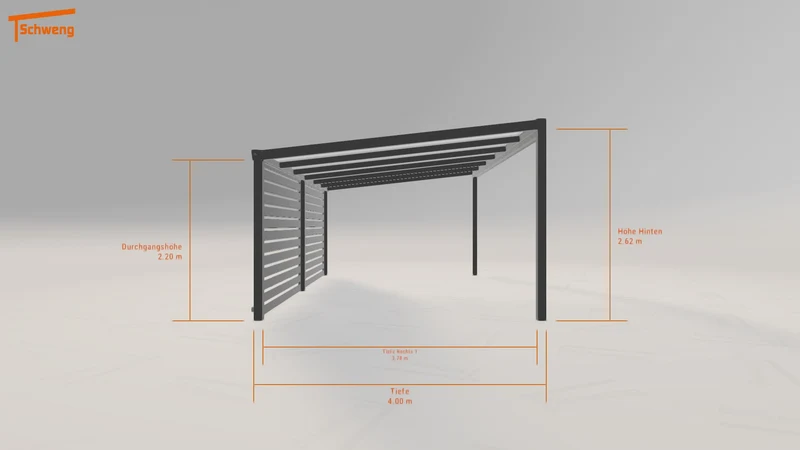 #DE Schweng Pultdachcarport S400 (ID rjxq7p) #MTG