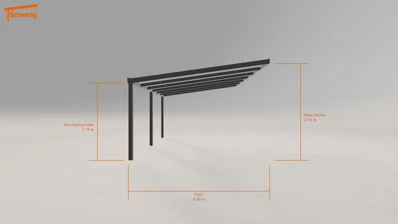 #DE Schweng Terrassenüberdachung S400 (ID 332qbn)