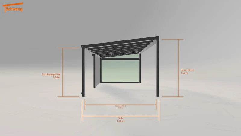 #DE Schweng Terrassenüberdachung S400 (ID w2r847)