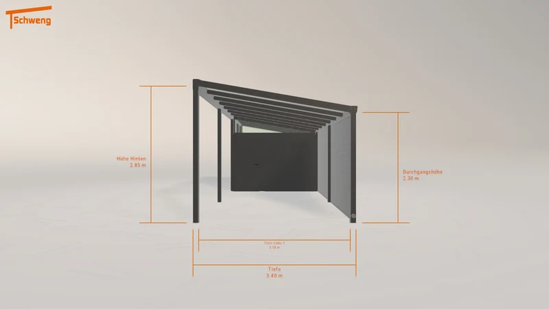 #DE Schweng Pultdachcarport S400 (ID zb9wgg)