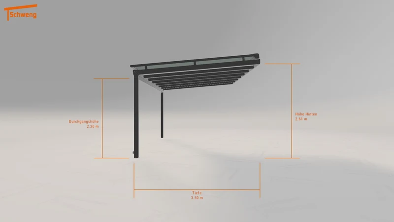 #DE Schweng Terrassenüberdachung S400 (ID qd9q2k)