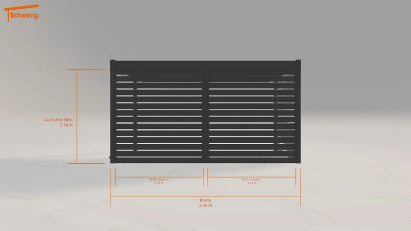 #DE Schweng Flachdachcarport C600 (ID zb3rx4) #MTG