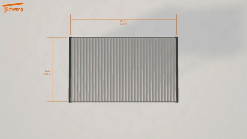 #DE Schweng Flachdachcarport C600 (ID zb3rx4) #MTG