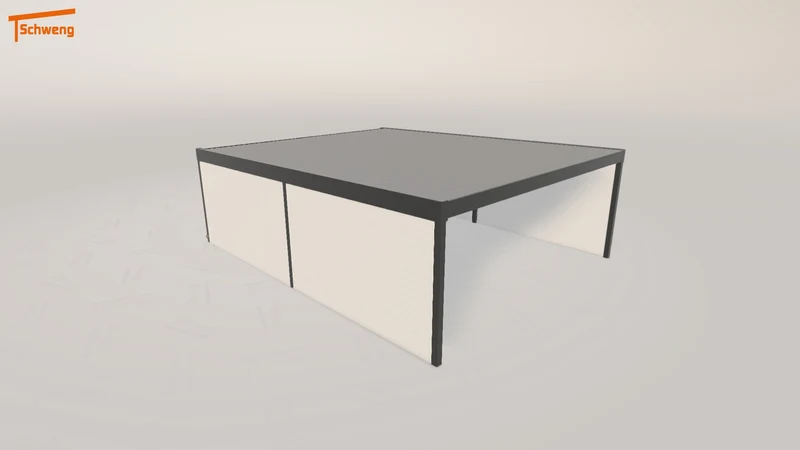 #DE Schweng Flachdachcarport C600+ (ID jjg7zx)