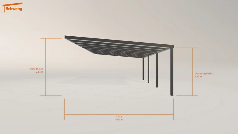 #DE Schweng Terrassenüberdachung S400 (ID qd74ny)