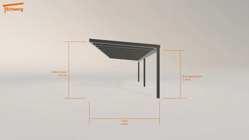 #DE Schweng Pultdachcarport S350 (ID w3j5yz) #MTG
