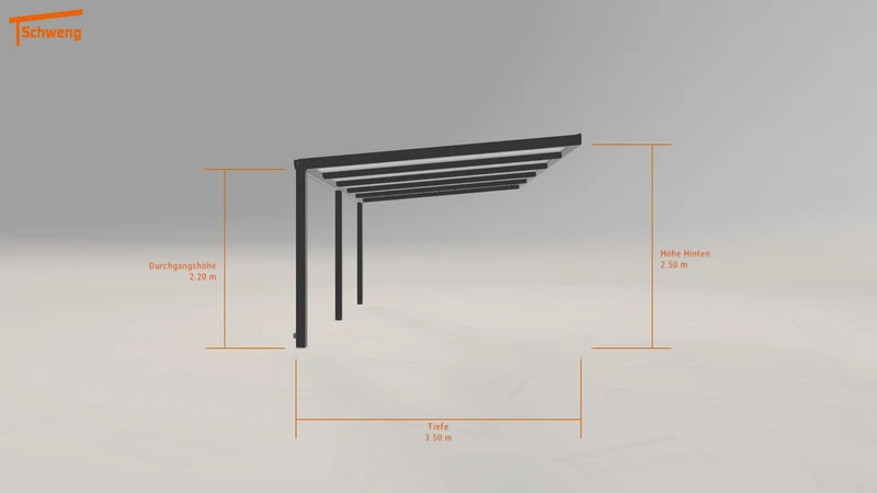 #DE Schweng Terrassenüberdachung S350 (ID bkdvg3)