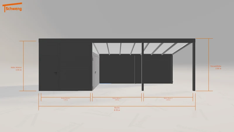 #DE Schweng Pultdachcarport S400 (ID 42q7j7)