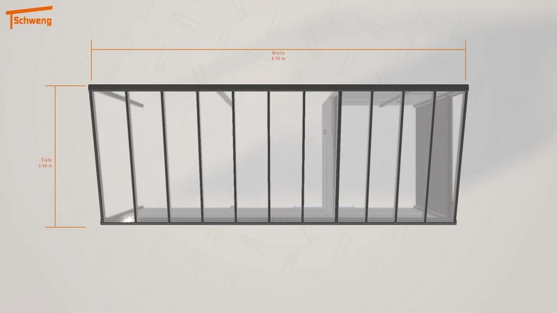 #DE Schweng Pultdachcarport S400 (ID 42q7j7)