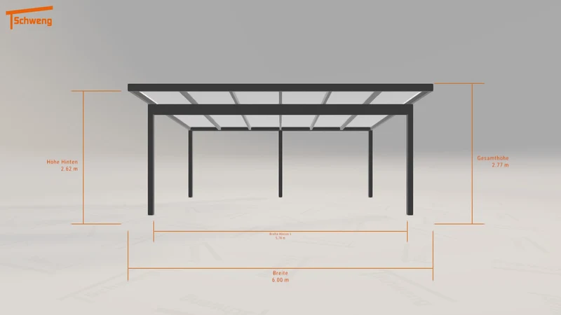 #DE Schweng Pultdachcarport S400 (ID n5v5nr) #MTG