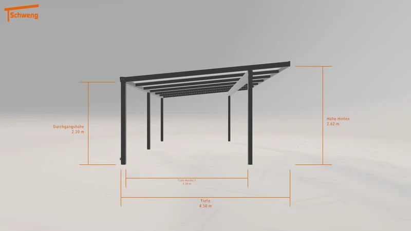 #DE Schweng Pultdachcarport S400 (ID n5v5nr) #MTG