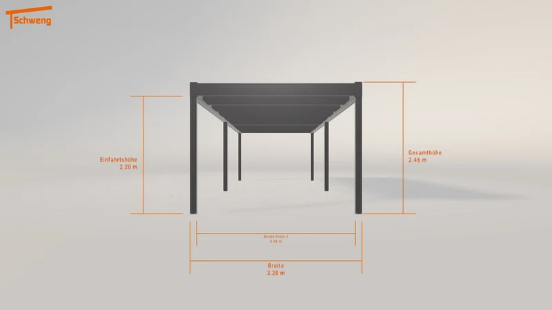 #DE Schweng Flachdachcarport C600 (ID v424pn) #MTG