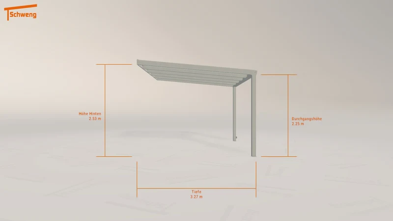 #DE Schweng Terrassenüberdachung S350 (ID k2v29d)