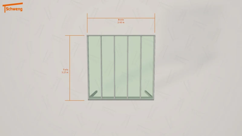 #DE Schweng Terrassenüberdachung S350 (ID k2v29d)