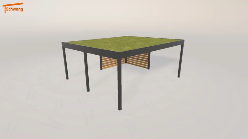 #DE Schweng Flachdachcarport C600+ (ID bkdk92) #MTG
