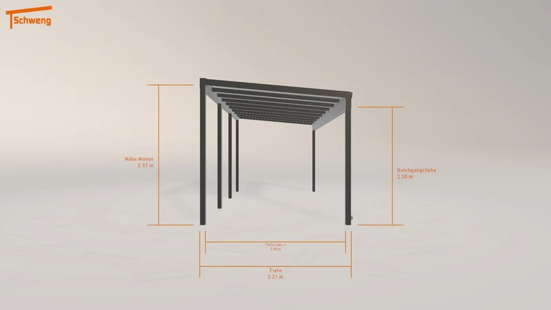#DE Schweng Terrassenüberdachung S350 (ID 9w4kjg)