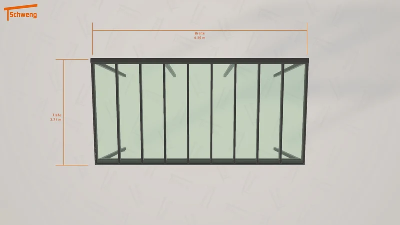 #DE Schweng Terrassenüberdachung S350 (ID 9w4kjg)
