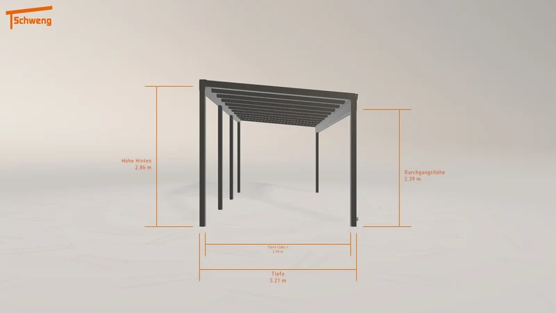 #DE Schweng Terrassenüberdachung S350 (ID mjkgw9)
