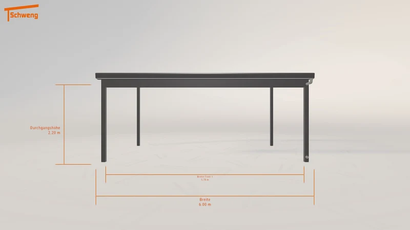 #DE Schweng Pultdachcarport S400 (ID mjkgm9)