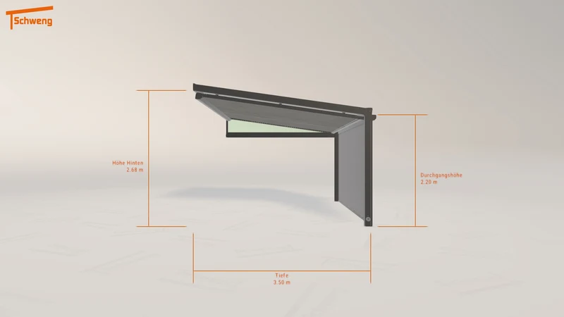 #DE Schweng Terrassenüberdachung S400 (ID w3mzdy)