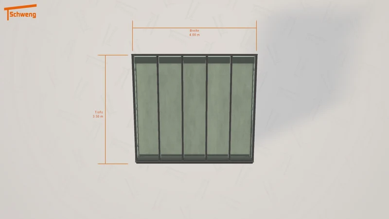 #DE Schweng Terrassenüberdachung S400 (ID w3mzdy)