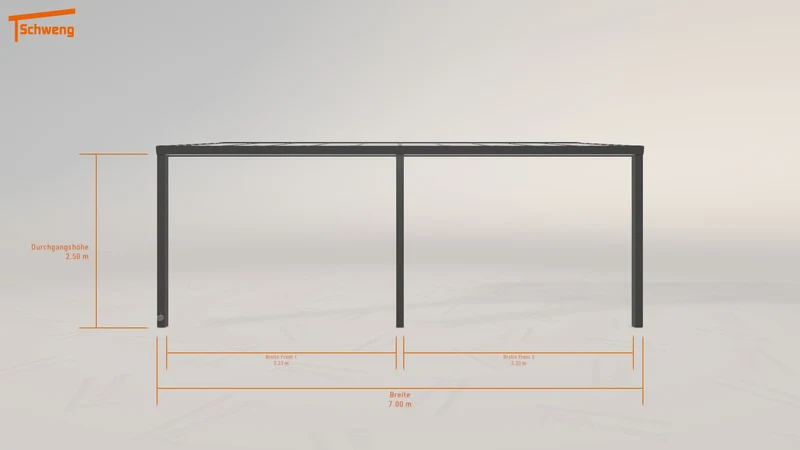 #DE Schweng Pultdachcarport S350 (ID jjm8nn)