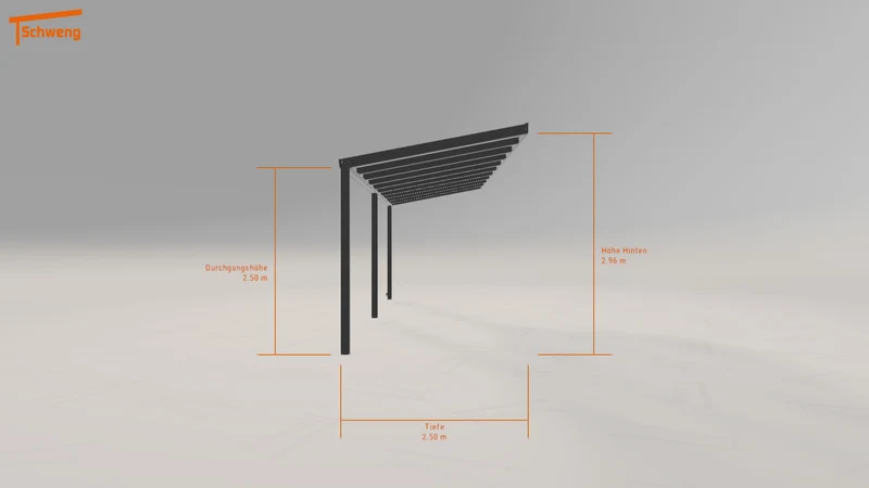 #DE Schweng Pultdachcarport S350 (ID jjm8nn)
